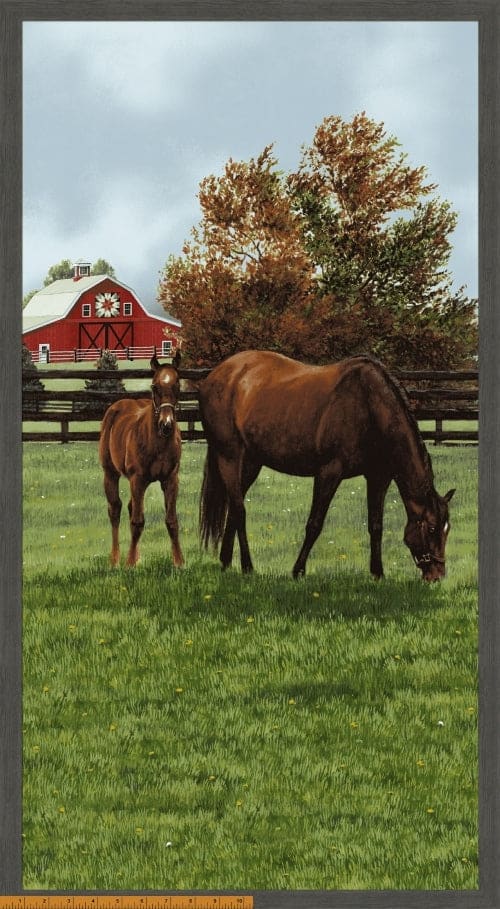 Prints - Quilting Supplies online, Canadian Company Horse Scenic Panel