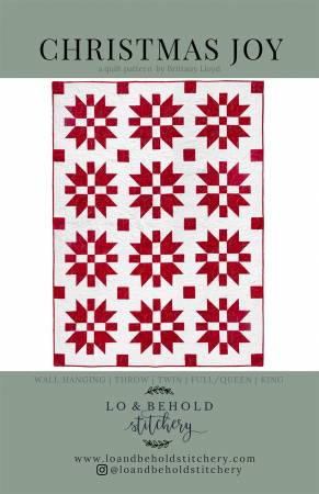 Christmas Joy Quilt Pattern - Lo and Behold Stitchery