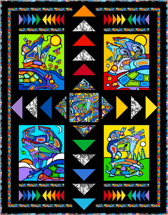 PRE-ORDER: Honoured Seasons THROW Quilt KIT