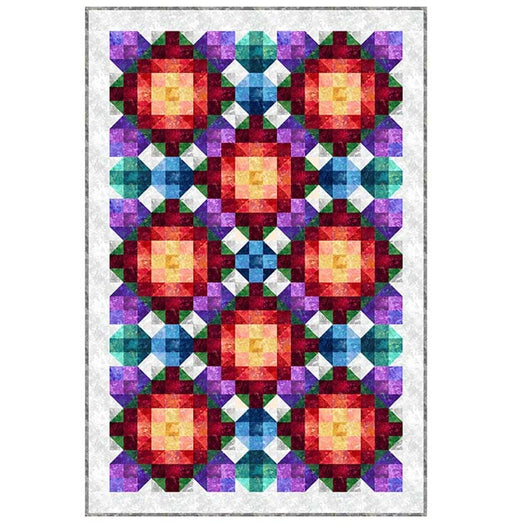 Quilt Kit - Quilting Supplies online, Canadian Company Dahlia Daze in Chroma