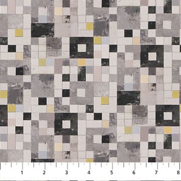 Print - Quilting Supplies online, Canadian Company Squares in Black/Tan