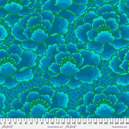 Wideback - Quilting Supplies online, Canadian Company Tonal Floral - Turquoise -