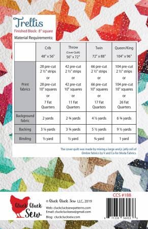 Quilt Patterns - Quilting Supplies online, Canadian Company Trellis Pattern