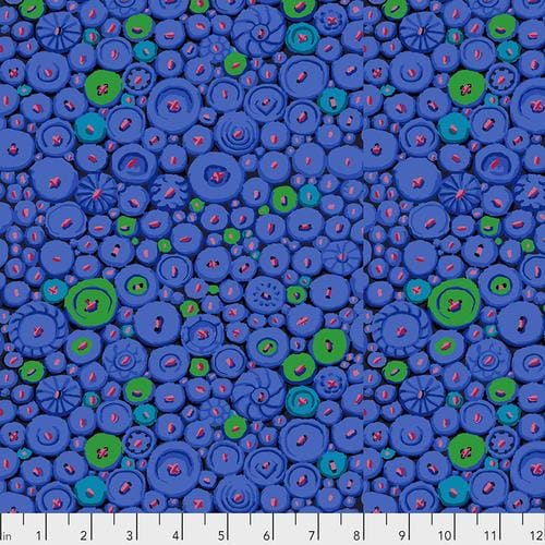 Prints - Quilting Supplies online, Canadian Company Button Mosaic - Blue