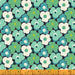 Prints - Quilting Supplies online, Canadian Company Flower Bump in teal - Eden