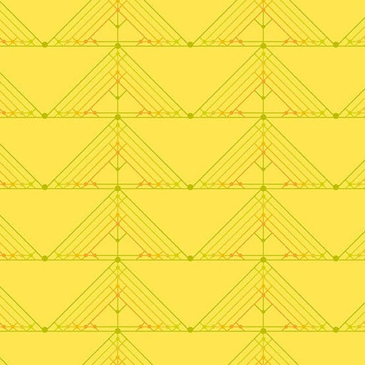 Prints - Quilting Supplies online, Canadian Company Geese in Lemon - Deco Glo -