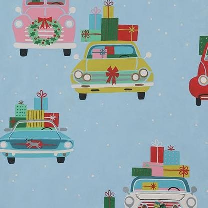Prints - Quilting Supplies online, Canadian Company Home for the Holidays - Blue