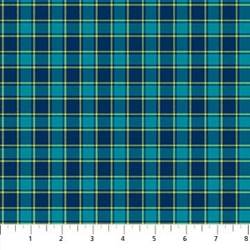 Woven - Quilting Supplies online, Canadian Company Navy/multi Plaid -Picadilly -