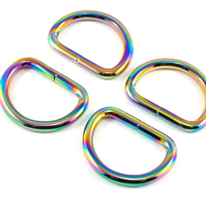 Hardware - Quilting Supplies online, Canadian Company D-Rings - Rainbow