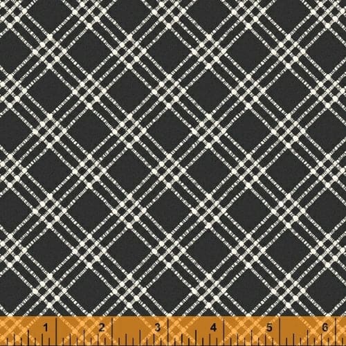 Prints - Quilting Supplies online, Canadian Company Textured Plaid in Black -
