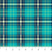 Woven - Quilting Supplies online, Canadian Company Turquoise/multi Plaid